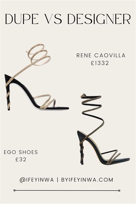 rene caovilla dupe shoes